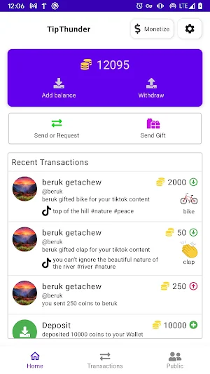 TipThunder Screenshot 0