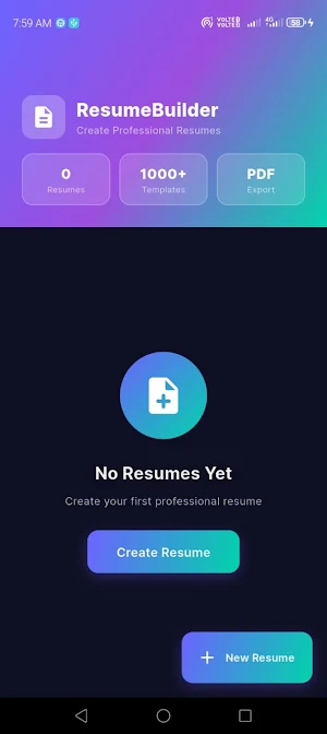 Resume Builder & CV Maker Screenshot 0