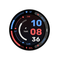 Red Blue Colors For Wear OS