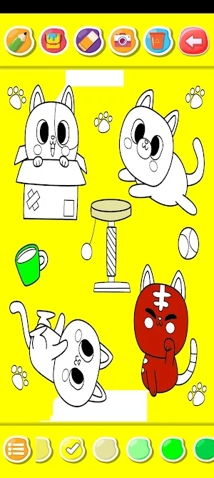 Cat Coloring Book Screenshot 2