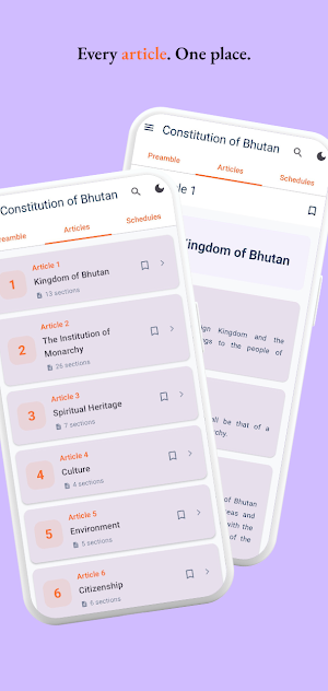 Constitution of Bhutan Screenshot 1