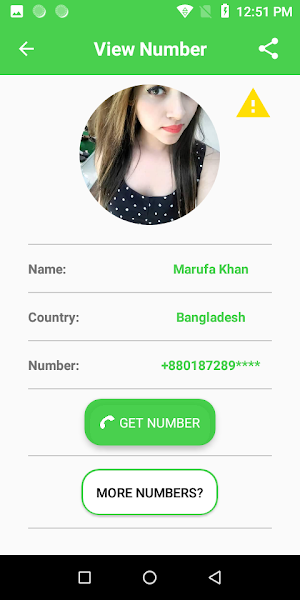 Girls Phone Numbers For Whatsp Screenshot 3