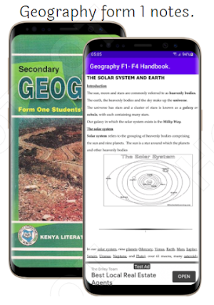 Geography: Form 1 - 4 Notes. Screenshot 0