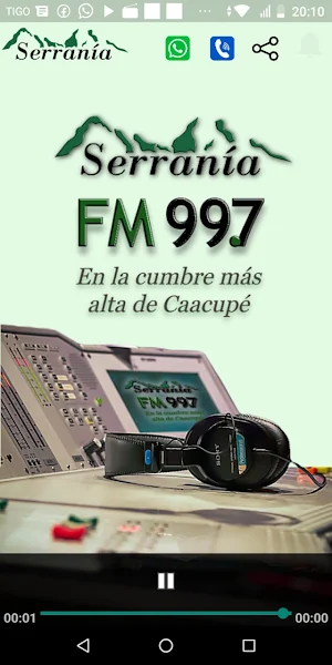 Radio Serranía FM 99.7 Screenshot 1