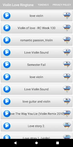 Violin Love Ringtone Screenshot 1