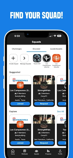 StrengthPals: Workout Tracker Screenshot 3