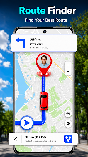 GPS Maps & Voice Directions Screenshot 2
