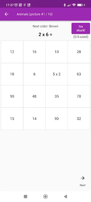 Fun Times Tables Screenshot 2