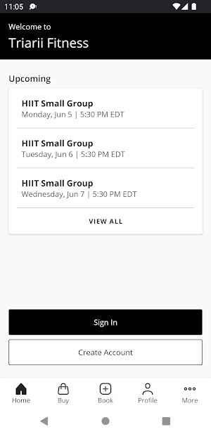 Triarii Fitness Screenshot 1