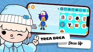 Toca Boca Barby ASMR Dress up Screenshot 1