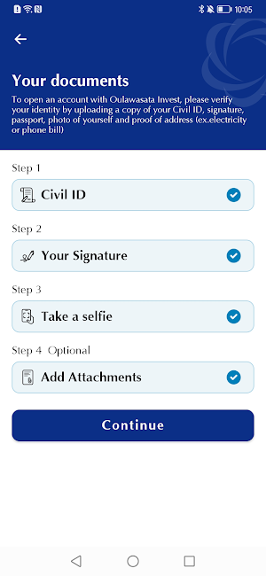 Oula Wasata KYC Screenshot 2