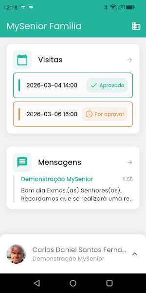 MySenior Família Screenshot 1