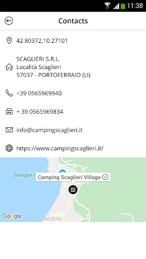 Camping Scaglieri Village Screenshot 1