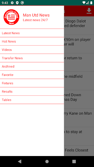 Man Utd Latest News Screenshot 2