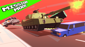 Crazy Road: Tank Rampage Screenshot 0