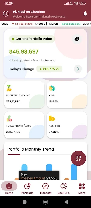 Rose Savings Screenshot 2