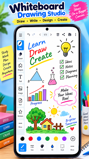 Whiteboard Drawing Studio Screenshot 2