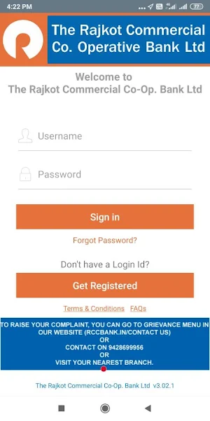 RCC BANK Screenshot 0