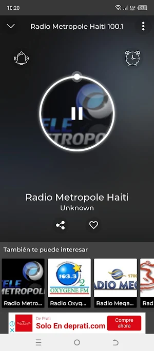 Radio Metropole Haiti 100.1 Screenshot 0