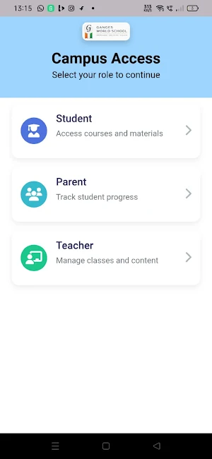 Ganges World School Screenshot 1