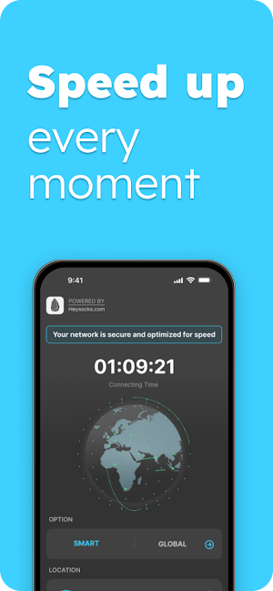 Heysocks VPN - Fast and stable Screenshot 0