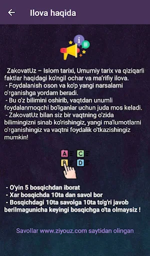 ZakovatUz Screenshot 1