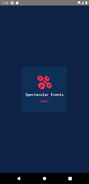 Spectacular Events Admin Screenshot 0