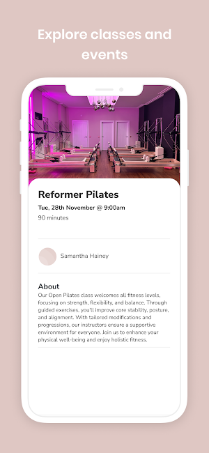 Lunalove Pilates Screenshot 2