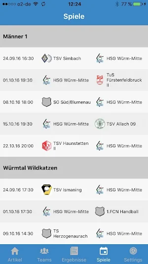 HSG Würm-Mitte Screenshot 2