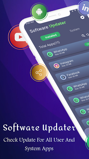 Software updater : App updates Screenshot 0