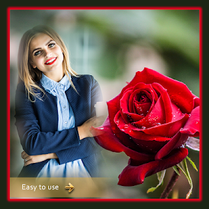 Rose Photo Frame Editor Screenshot 1