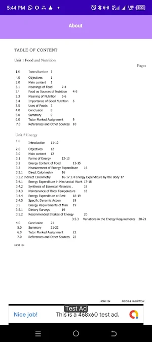 Food And Nutrition(TextBook) Screenshot 3