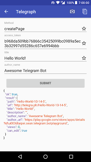 Awesome Telegram Bot Screenshot 2