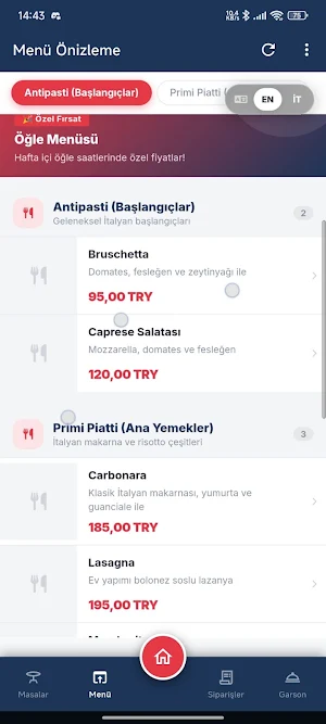 QRTable Screenshot 2