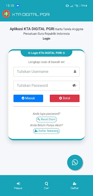 KTA Digi PGRI Screenshot 0