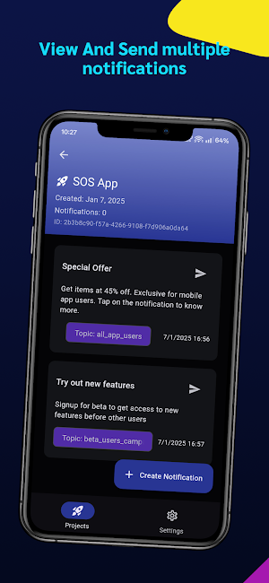 FCM Notifier Screenshot 3