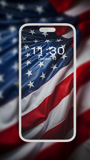 American Flag Wallpaper Screenshot 1