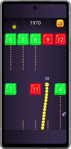 Snake Dash Block Escape Screenshot 1