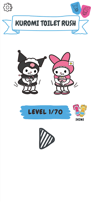 Kuromi Toilet Rush Screenshot 0