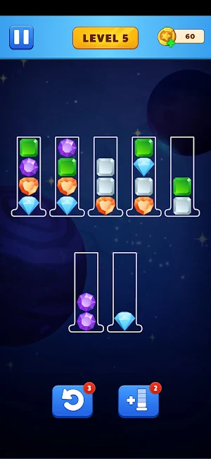 Diamond Sort - puzzle game Screenshot 0