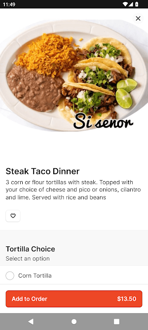Si Senor Mexican Restaurant Screenshot 3