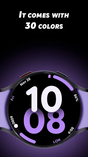 Ultra Numbers - Watch face Screenshot 1