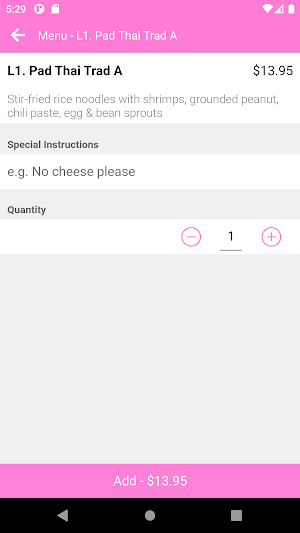 Thai House Restaurant Screenshot 2