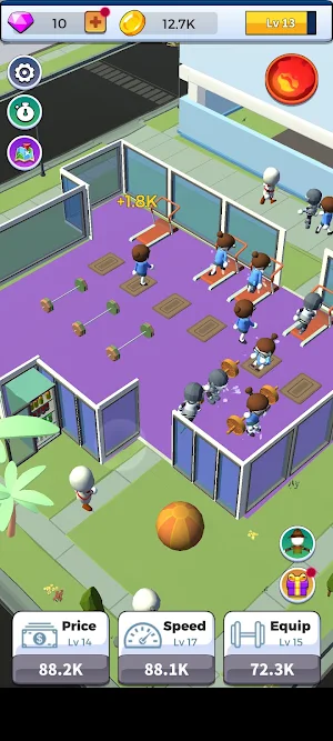 Idle Gym Club Tycoon Screenshot 3