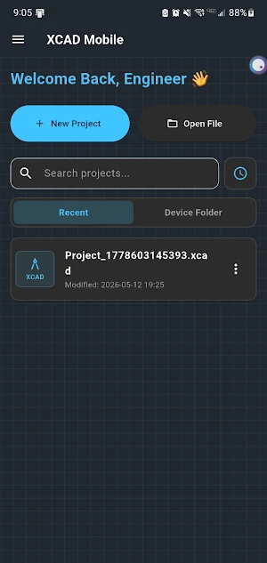 XCAD Mobile Screenshot 3