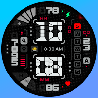 SH086 Watch Face, WearOS watch