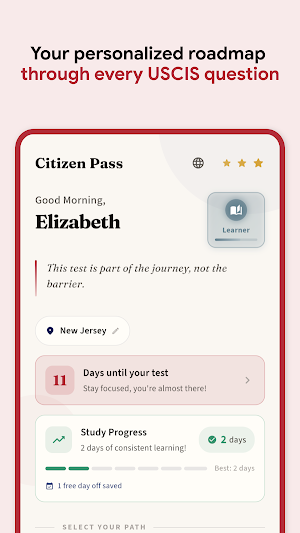 US Citizenship Test 2026 Pass Screenshot 1