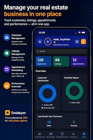Emlakçım: Real Estate CRM Screenshot 0