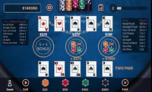 Caribbean Stud Poker Screenshot 3