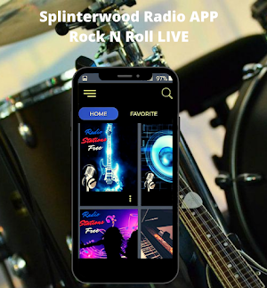 Splinterwood Radio APP Rock n Roll LIVE Screenshot 2